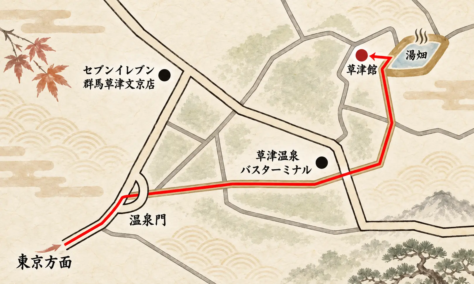 アクセスマップ
